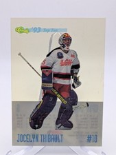 1993-94 Classic Top Ten Clear Acetate JOCELYN THIBAULT Sherbrooke Faucons #DP10
