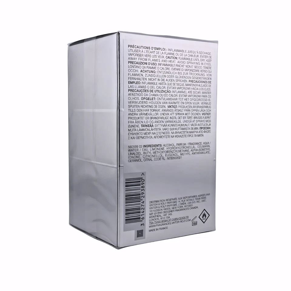 Туалетная вода Viktor & Rolf Spicebomb Metallic Musk 3 унции 90 мл запечатанная БЕСТСЕЛЛЕР - Изображение 3 из 4