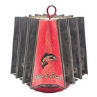 Rare Glen L Evans Fishing Lure Store Display Rack Mid-Century Metal Sign 9.25"