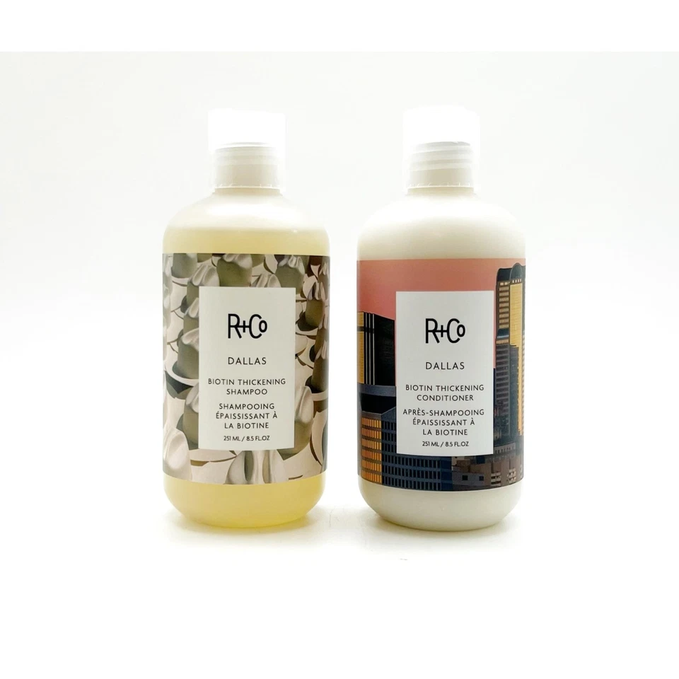 R+Co Dallas Biotin Thickening Shampoo and Conditioner 8.5oz/241ml DUO - Image 3 of 3