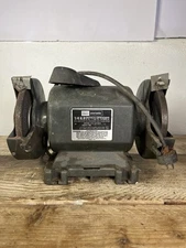 VTG CRAFTSMAN  1/4 HP Bench / Block Grinder 6in X 1/2in Wheels Model 257.191200 