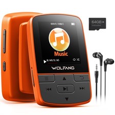 Lettore MP3 da 64 GB con Bluetooth 5.2 clip sportiva formato mini peso 28,3 g