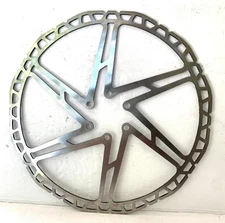 new Origin8 SpeedCheck One-Piece 6 Bolt Disc Rotor 203mm Silver