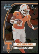 Nico Iamaleava Rookie 2024 Bowman University Chrome #139 Tennessee Volunteers