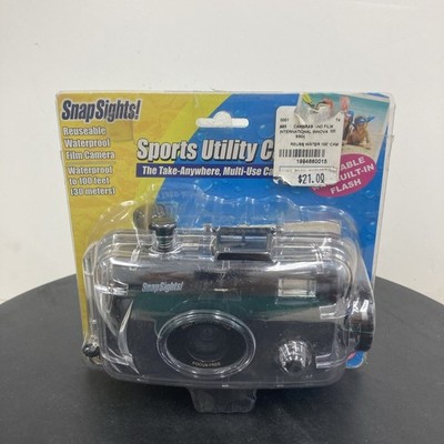 Snap Sights Sports Utility Cam Waterproof Film Camera NEW Sealed B29