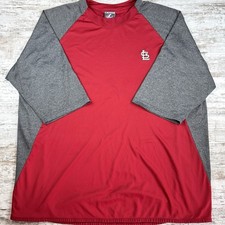 Majestic St. Louis Cardinals Therma Base 3/4 Sleeve Shirt Men’s 2XL MLB