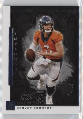 2020 Panini Impeccable 74/75 Drew Lock #31 0q3