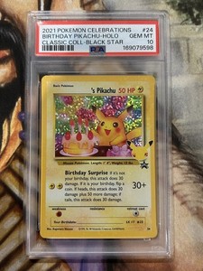 Birthday Pikachu Psa 10 | eBay