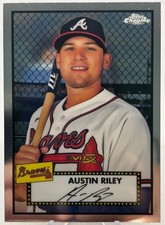 Austin Riley - 2021 Topps Chrome Platinum Anniversary #373 Atlanta Braves
