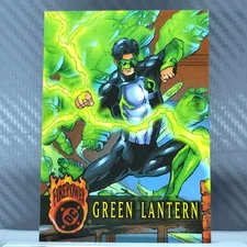 Green Lantern 1996 SkyBox Outburst DC Firepower Embossed #28