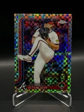 2025 Topps Chrome Spencer Strider Xfractor #46 Atlanta Braves