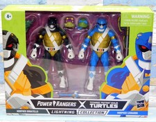 POWER RANGERS X TEENAGE MUTANT NINJA TURTLES MORPHED DONATELLO LEONARDO 2 PACK