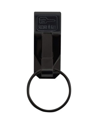 Lucky Line The ''Original'' Secure-A-Key Slip-On for Wide Belts, Black (4701)