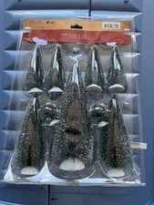 Verschiedene Tannenb&auml;ume Set Weihnachtsdorfb&auml;ume - f&uuml;r Lemax B&auml;ume Dorf