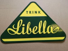 Original Libella Blechschild 32cm Vintage Reklame 50er 60er Jahre C. R. Dold top