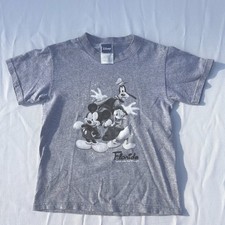 VTG Vintage Y2K Disney World Florida Mickey Shirt Child 6-8 Goofy Donald Duck FL