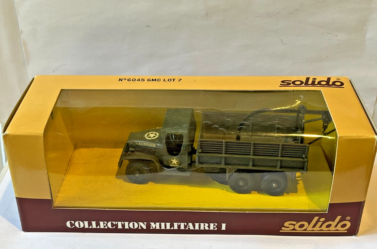 SOLIDO : CAMION, truck, Kaiser Jeep M35A1 Reo, grue. Militaire, guerre