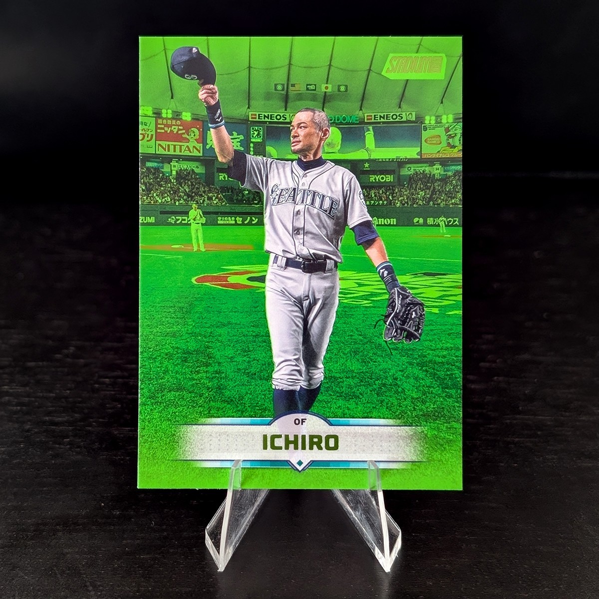 2025 Topps Stadium Club - Ichiro (#182) LIME GREEN Parallel