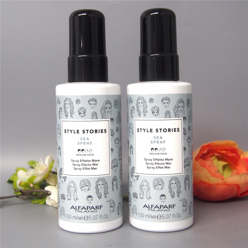 2 PACK AlfaParf Style Stories Sea Spray Medium Hold 150ml 507oz 7690₽