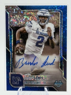 2025 Bowman U Chrome - Brendon Lewis Blue Mini Diamond Refractor Autographs /299