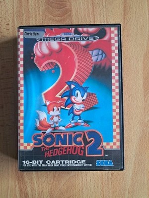 SEGA MEGADRIVE SPIEL Sonic The Hedgedog II 2  Retro Game 