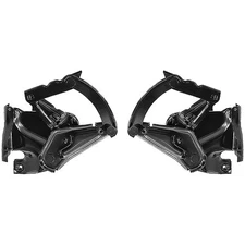 1961-66 Ford F100 F250 F350 Truck; Hood Hinge Set; Pair; Black EDP Coated