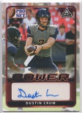 DUSTIN CRUM 2021 LEAF PRO SET POWER #BA-DC1 RC ROOKIE AUTO 