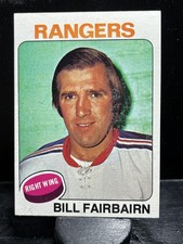 Bill Fairbairn #109 1975-76 Topps New York Rangers
