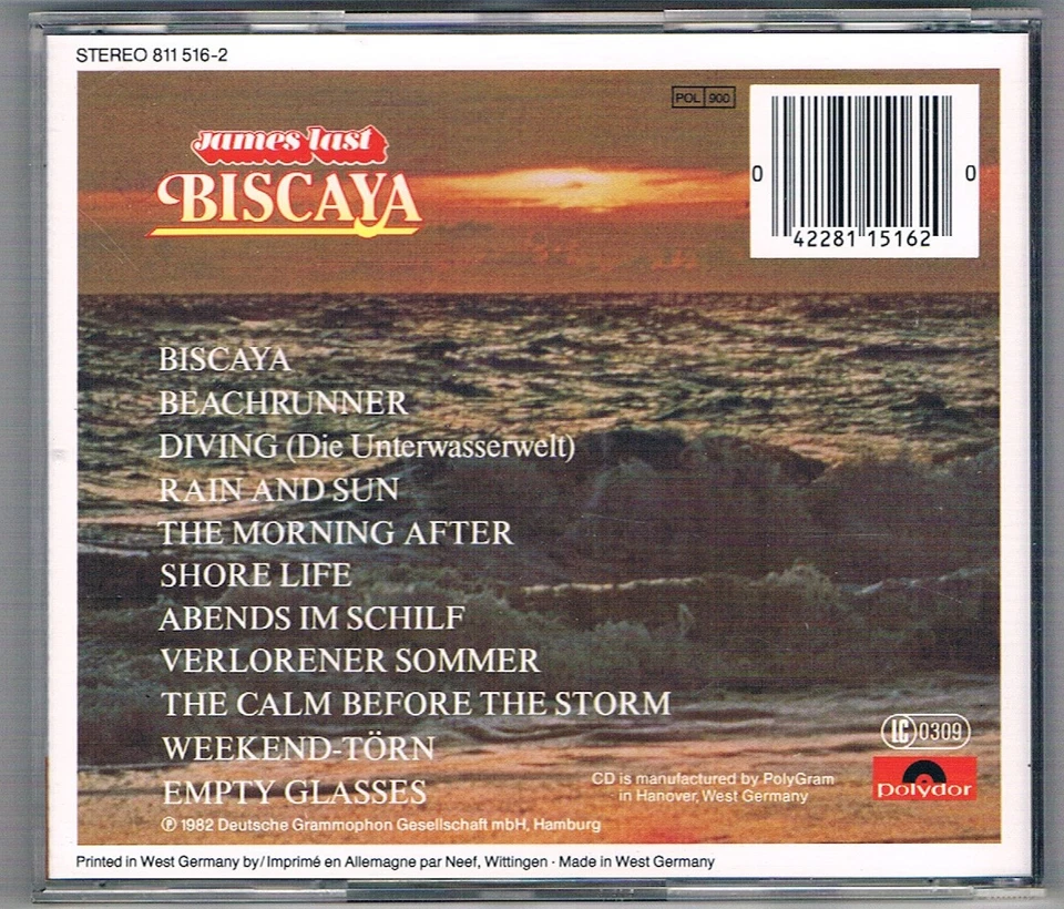James Last - Biscaya . CD 1982 - Bild 2 von 2