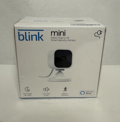 Amazon Blink Mini  Security Camera,BCM00300U,INDOOR PLUG-IN HD SMART CAMERA NEW