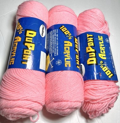 MALINA 100 % DUPONT ACRYLIC. 2-1/2 Pk. PINK. I Combine Shipping. See Detail.