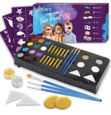 Watercolor Face Paint Set by Glokers, New