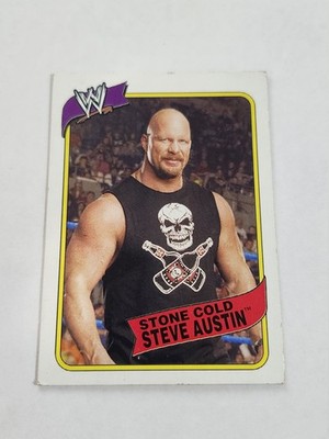 2007 Topps WWE Heritage III Stone Cold Steve Austin #4 Wrestling Base