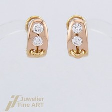 WELLENDORFF - Ohrstecker - 4 Brillanten ges. ca. 1,00ct - 18K/750 Gold
