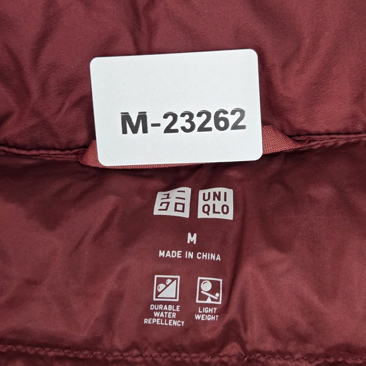 y pi Uniqlo Women Jacket M Red Ultra Light Down Nylon Puffer Zipper | eBay
