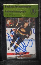 BAS 1993-94 Fleer Ultra Greg Adams #19 Authentic Auto ur8