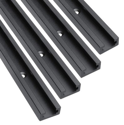 Aluminum 24'' T-Track for Woodworking  Double Cut Profile Universal with Pr