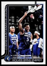Protect Home Court: Wolves Bring Energy 2025-26 Topps #287 Timberwolves
