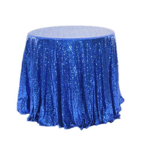 Glitter Round Sequin Tablecloth Sparkly Table Cloth Cover Wedding Party Banquet - Picture 25 of 26
