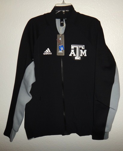 NEU MIT ETIKETT HERREN L LG ADIDAS TEXAS A&M AGGIES MODERNE VARSITY HYMNE BOMBERJACKE $ 110 - Bild 1 von 6