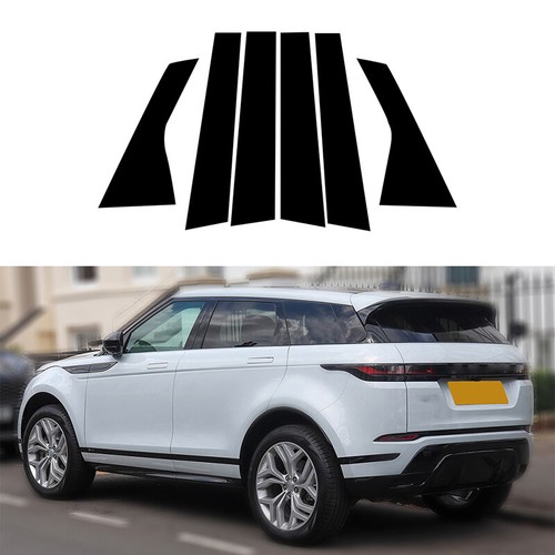 6PCS Window Pillar Posts Glossy Black For Range Rover Evoque L551 5-Door 19-22 - Picture 7 of 18