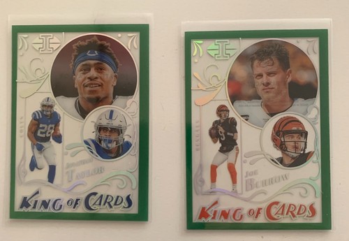 2022 Panini Illusions NFL King of Cards base and Emerald - YOU PICK!! - Foto 2 di 2