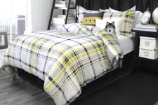 3 Pieces Duvet Cover Set 100 Cotton Sateen TC 220 Queen Size