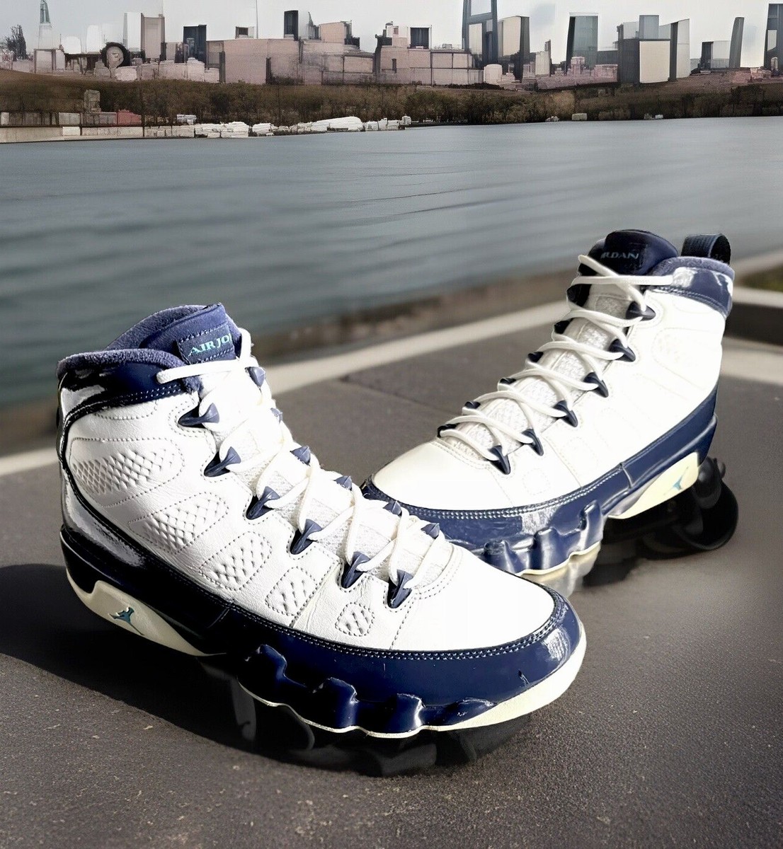 AIR JORDAN 9 IX RETRO HI BASKETBALL SNEAKERS WHITE/PEARL