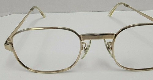 Vintage VISTA OPTICAL Wires Eye Glasses Frames Eyeglass 12K Gold Fill - Picture 2 of 4