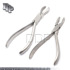 Ring closing pliers Body Piercing tools set of 2 pieces
