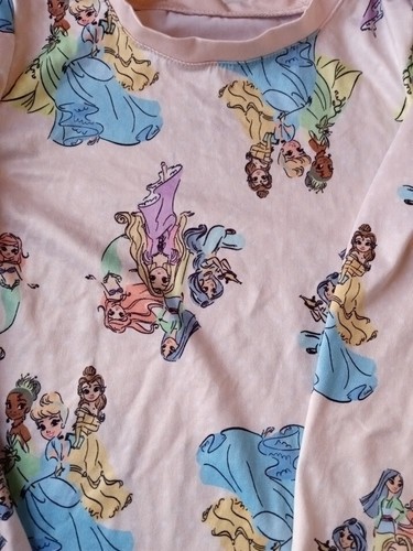 Girls Cuddl Duds Disney Princess PJs size 4T - Picture 2 of 3