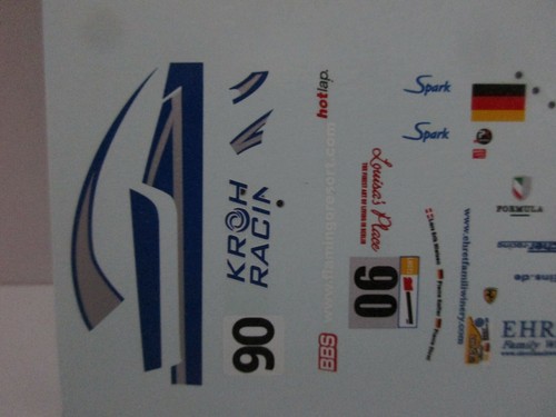 BBR 1/43 DECAL FERRARI F430 GT2 24H LE MANS 2008 TEAM FARNBACHER #90 BG350 - Picture 4 of 8