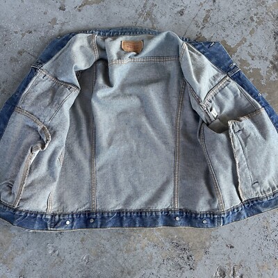 Vintage Levi's Blue Dark Wash Type 3 Denim Trucker Jacket 70506