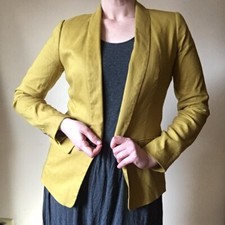 ANN TAYLOR LOFT LINEN BLAZER Size 6